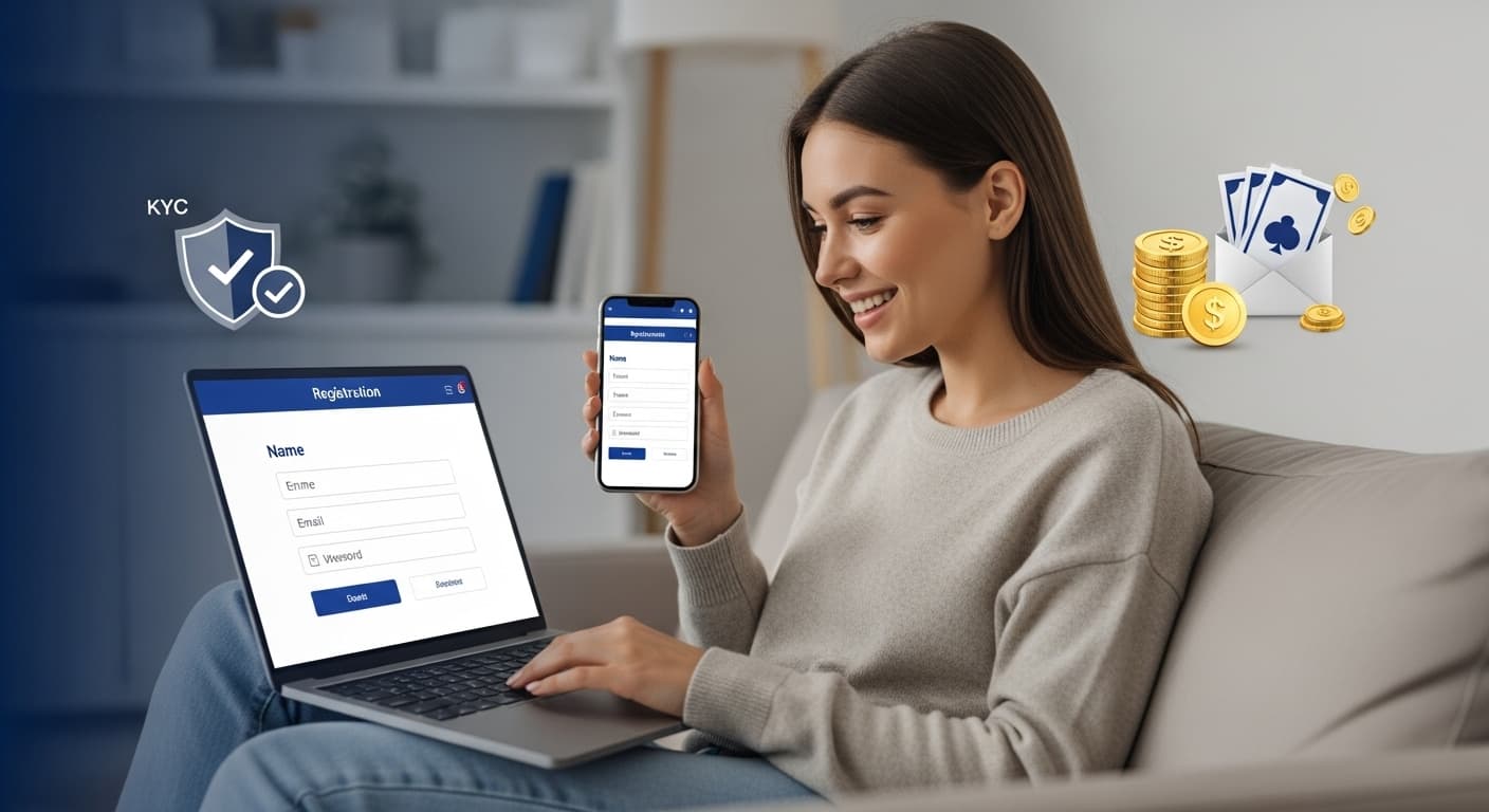 របៀបចុះឈ្មោះនៅកាស៊ីណូអនឡាញ៖ ការណែនាំជាជំហានៗ image