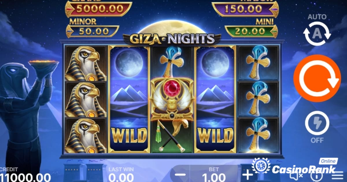 Playson ចេញដំណើរទៅប្រទេសអេហ្ស៊ីបជាមួយ Giza Nights: Hold and Win